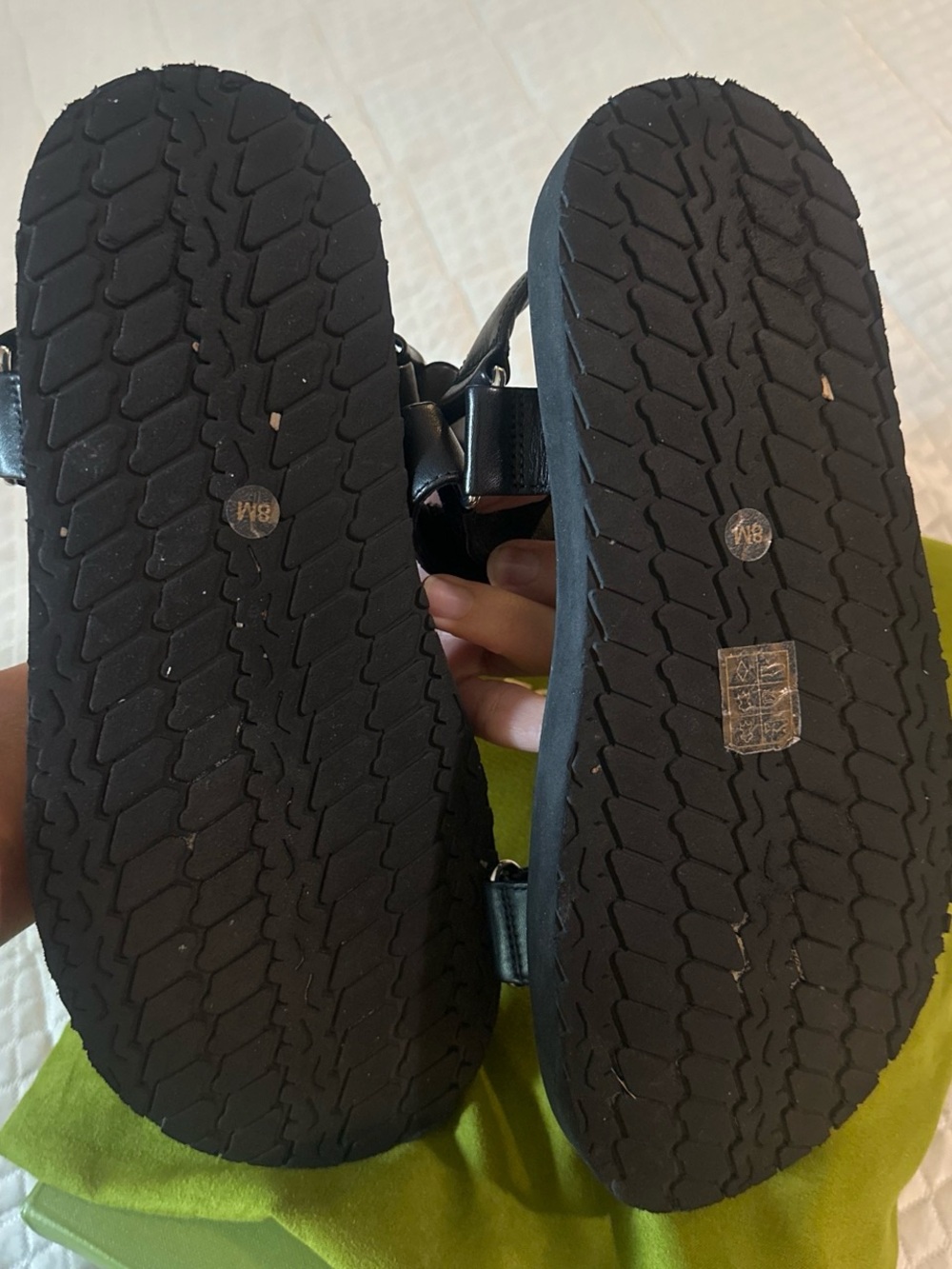 Tory Burch women’s ' Kira Sport Slim Sandal - Black size 8 - Picture 4 of 6